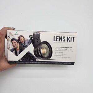 Xenvo Ultimate Smartphone Lens Kit Wide & Macro Cord, Case, Cleaning Cloth, LED